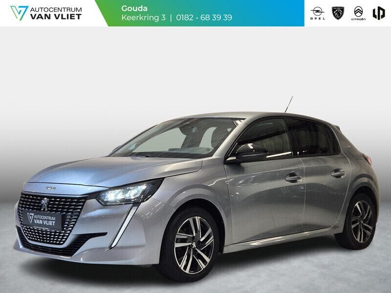 Grijs Gebruikt 2022 Peugeot 208 Allure Hatchback | € 15.399 (Goede deal) - Afbeelding 1/4
