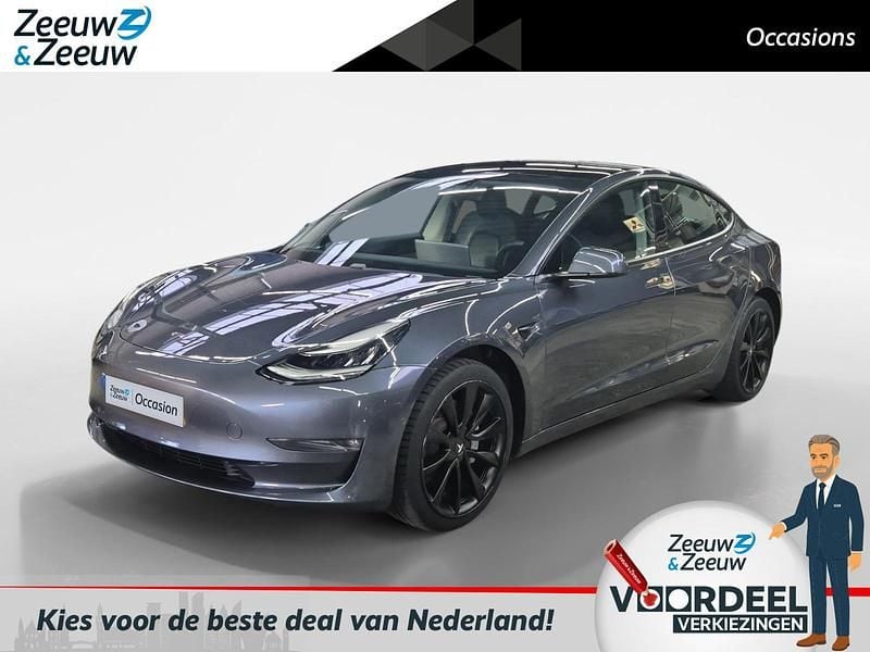 Grijs Gebruikt 2019 Tesla Model 3 Long Range AWD Sedan | € 19.895 (Eerlijke prijs) - Afbeelding 1/4