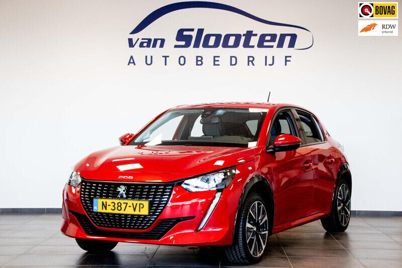 Rood, metallic lak Gebruikt 2020 Peugeot e-208 Active Hatchback | € 24.950 (Duur) - Afbeelding 1/4