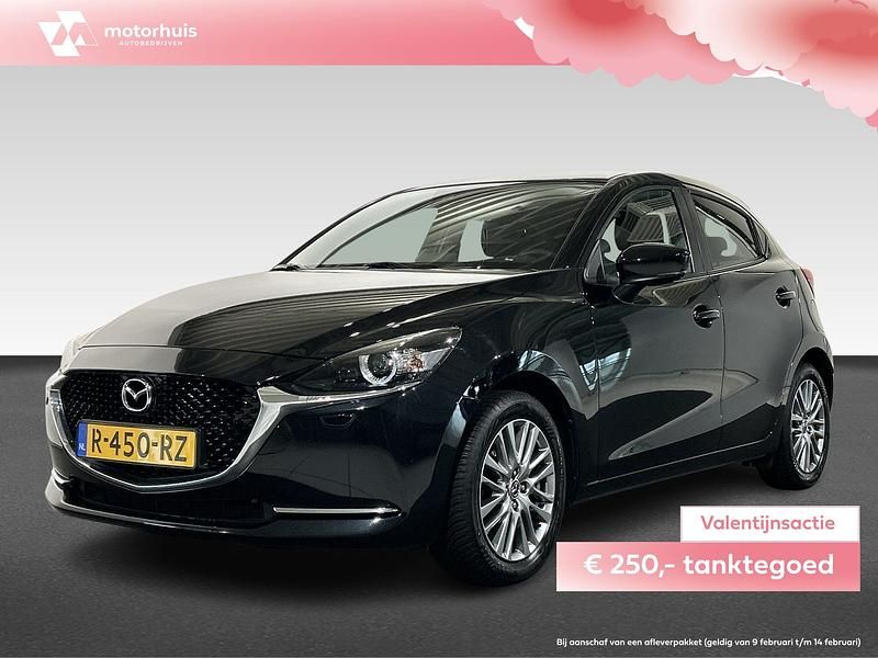 Zwart Occasion 2022 Mazda 2 Luxury Hatchback | € 18.490 (Eerlijke prijs) - Afbeelding 1/4