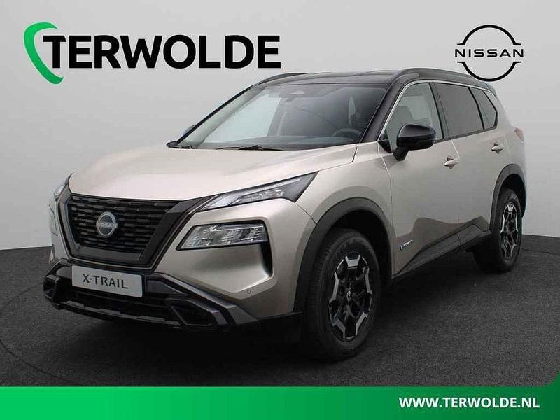 Two tone champagne silver & black m Nieuw 2025 Nissan X-Trail SUV | € 49.763 (Eerlijke prijs) - Afbeelding 1/4