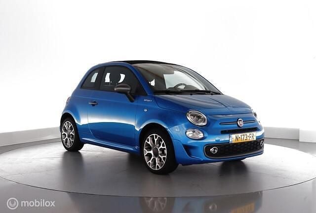Occasion Fiat 500C Sport 69 PK (50 kW) 2021 Blauw Cabriolet