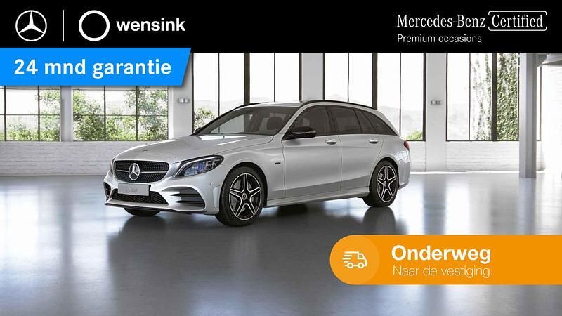 Wit Gebruikt 2020 Mercedes C300 Business Stationwagen | € 30.850 - Afbeelding 1/4