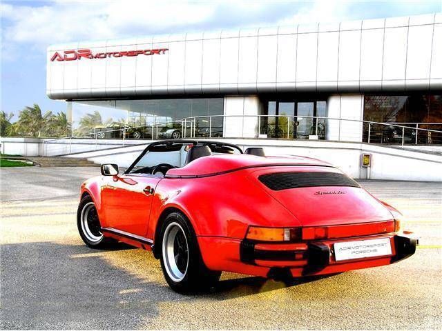 Rood Gebruikt 1989 Porsche 911 Cabriolet | € 235.000 - Afbeelding 1/4