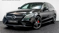 Zwart Gebruikt 2018 Mercedes C200 AMG line Stationwagen | € 27.995 (Eerlijke prijs)