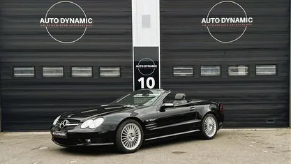 Occasion Mercedes SL55 AMG AMG 500 PK (367 kW) 2005 Blauw Cabriolet
