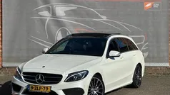 Wit Gebruikt 2015 Mercedes C180 AMG line Stationwagen | € 16.999 (Eerlijke prijs)