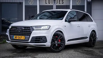Wit (metallic) Gebruikt 2016 Audi SQ7 S-Line SUV | € 34.900 (Eerlijke prijs)