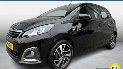 Zwart Occasion 2019 Peugeot 108 Allure Hatchback | € 9.950 (Eerlijke prijs)