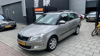 Occasion Skoda Fabia GreenLine 75 PK (55 kW) 2011 Beige, metallic lak Hatchback