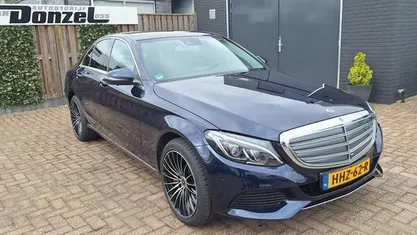 Blauw Occasion 2017 Mercedes C400 Premium Plus Sedan | € 26.795 (Super prijs)
