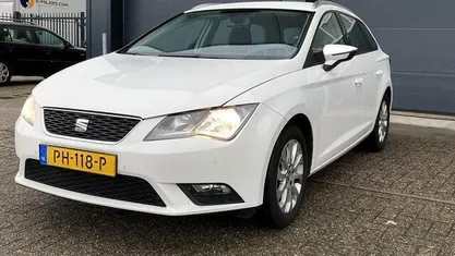 Occasion Seat Leon ST Style 105 PK (77 kW) 2014 Wit Stationwagen