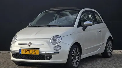 Occasion Fiat 500C Lounge 86 PK (63 kW) 2012 Wit Cabriolet