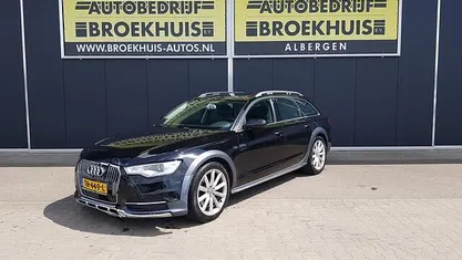 Zwart (metallic) Occasion 2014 Audi A6 Allroad Premium Stationwagen | € 8.500 (Super prijs)