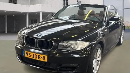 Zwart (metallic) Occasion 2009 BMW 120 Cabriolet Cabriolet | € 4.450 (Super prijs)