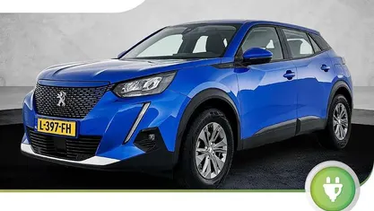 Blauw Occasion 2021 Peugeot e-2008 Active SUV | € 15.400 (Goede deal)