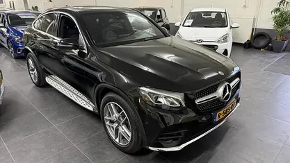 Occasion Mercedes GLC300 AMG line 245 PK (180 kW) 2018 Zwart (metallic) Coupé