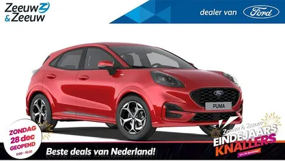 Rood Nieuw 2025 Ford Puma ST-Line SUV | € 31.190 (Super prijs)