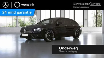 Zwart Gebruikt 2022 Mercedes CLA250e Shooting Brake AMG line Stationwagen | € 33.850 (Eerlijke prijs)