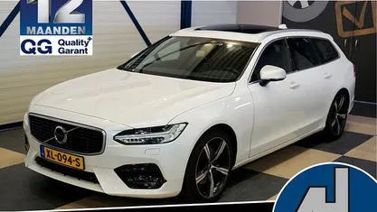 Occasion Volvo V90 R-Design 191 PK (140 kW) 2018 Wit Stationwagen