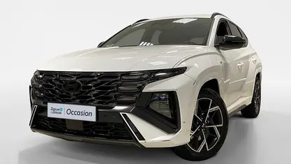 Wit Occasion 2025 Hyundai Tucson N Line SUV | € 39.250 (Eerlijke prijs)