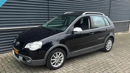 Zwart Occasion 2007 VW Polo Cross Hatchback | € 3.449 (Super prijs)
