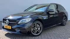 Zwart Gebruikt 2021 Mercedes C300 AMG line Stationwagen | € 32.650 (Super prijs)