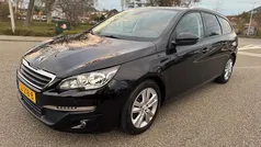 Zwart (metallic) Gebruikt 2016 Peugeot 308 Stationwagen | € 8.495 (Eerlijke prijs)