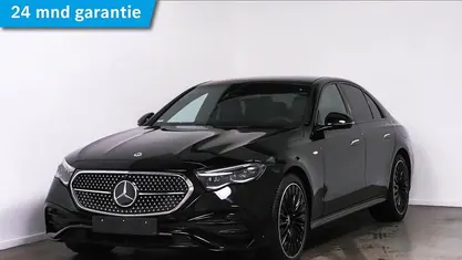 Occasion Mercedes E300 AMG 313 PK (230 kW) 2025 Donker obsidiaanzwart metallic Sedan