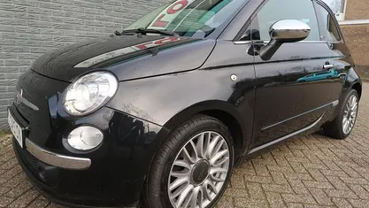Zwart Gebruikt 2015 Fiat 500C Lounge Cabriolet | € 9.913 (Eerlijke prijs)