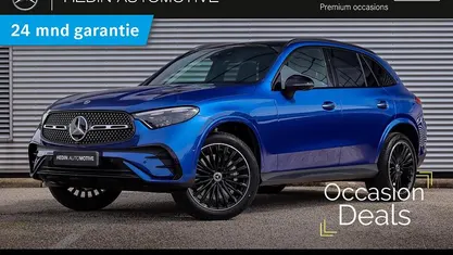 Blauw Occasion 2024 Mercedes GLC300e AMG line SUV | € 67.900 (Eerlijke prijs)