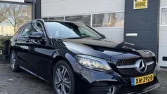 Zwart Gebruikt 2018 Mercedes C180 AMG Stationwagen | € 18.950 (Eerlijke prijs)