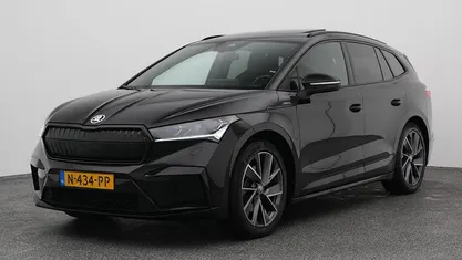 Occasion Skoda Enyaq iV SportLine 150 kW (204 PK) 2021 Zwart (metallic) SUV