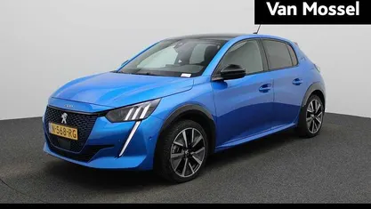 Blauw Occasion 2021 Peugeot e-208 GT Hatchback | € 17.940 (Eerlijke prijs)