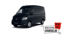 Zwart Nieuw 2024 VW Crafter Exclusive Van | € 50.555 (Eerlijke prijs)