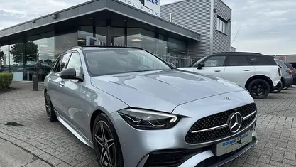 Occasion Mercedes C180 AMG line 170 PK (125 kW) 2023 Grijs Stationwagen