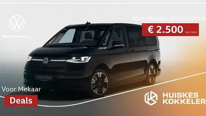 Zwart Nieuw 2025 VW Multivan Edition Van | € 71.499 (Eerlijke prijs)