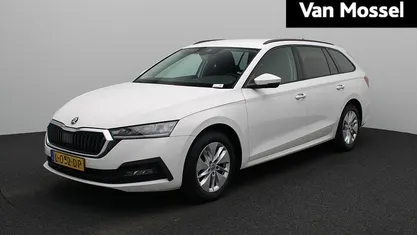 Occasion Skoda Octavia Business Line 110 PK (80 kW) 2021 Wit Stationwagen
