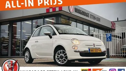 Wit Gebruikt 2014 Fiat 500C Lounge Cabriolet | € 8.485 (Eerlijke prijs)