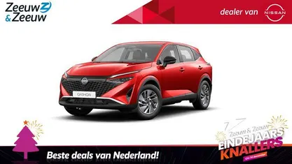 Rood Nieuw 2025 Nissan Qashqai Acenta SUV | € 35.965 (Super prijs)