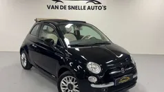 Zwart Gebruikt 2015 Fiat 500C Lounge Cabriolet | € 6.990 (Goede deal)