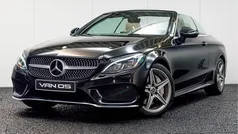 Zwart Gebruikt 2017 Mercedes C300 AMG line Cabriolet | € 34.995 (Goede deal)