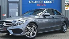 Grijs Gebruikt 2018 Mercedes C180 AMG line Sedan | € 24.950 (Eerlijke prijs)