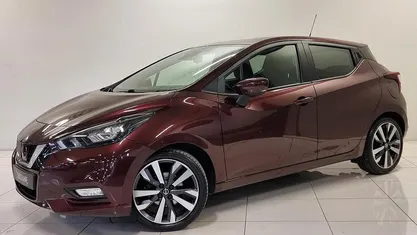Occasion Nissan Micra Tekna 2021 Rood Hatchback