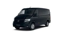 Zwart Nieuw 2024 VW Crafter Exclusive Van | € 46.535 (Super prijs)