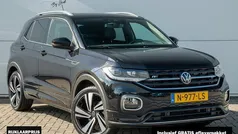 Zwart Gebruikt 2021 VW T-Cross R-line SUV | € 22.950 (Eerlijke prijs)