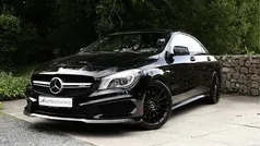 Zwart, metallic lak Gebruikt 2014 Mercedes CLA45 AMG AMG Sedan | € 24.950 (Super prijs)