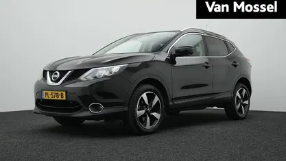 Zwart Occasion 2017 Nissan Qashqai N-Connecta SUV | € 13.900 (Eerlijke prijs)