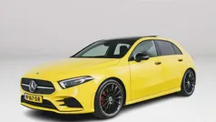 Geel (metallic) Gebruikt 2020 Mercedes A220 Premium Plus Hatchback | € 29.995 (Eerlijke prijs)