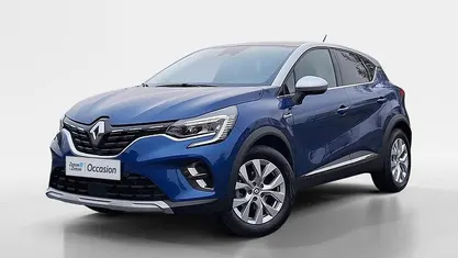 Twotone bleu iron / gris high Occasion 2022 Renault Captur Intens SUV | € 18.995 (Eerlijke prijs)